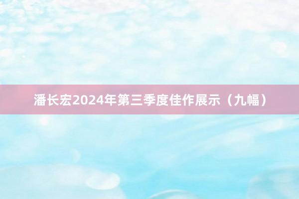 潘长宏2024年第三季度佳作展示(九幅)