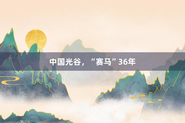 中国光谷，“赛马”36年
